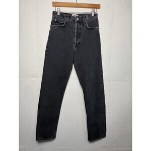 Agolde 90s Pinch Womens Black Denim Jeans Size 26